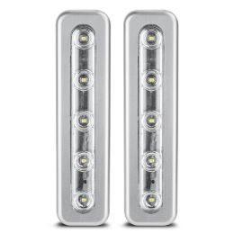 Hampton Bay 71187CCTHD LED Task Bar - Silver (2-Pack)